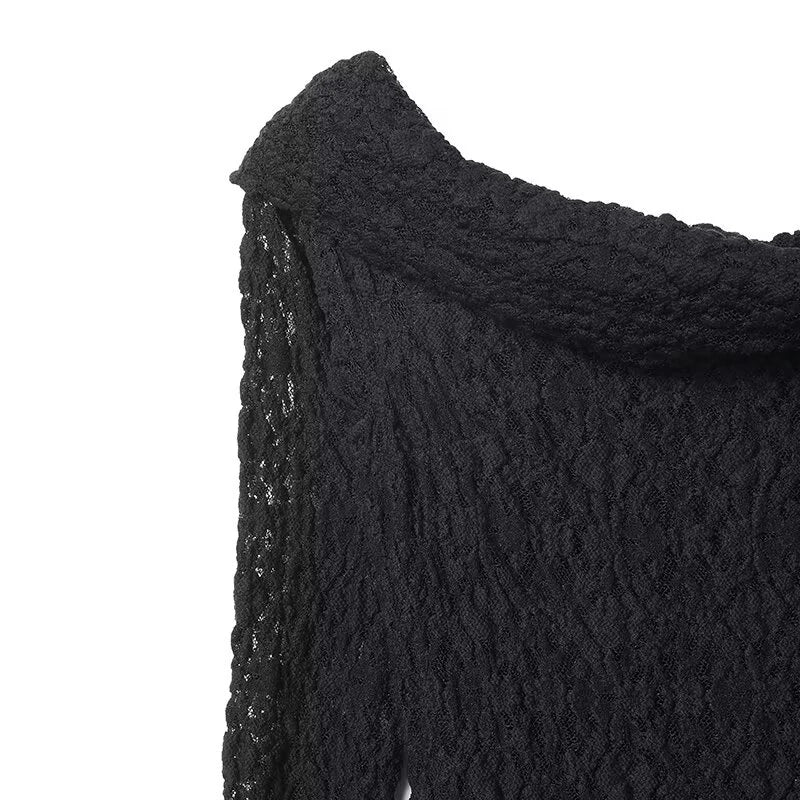 The Midnight Lace Dress