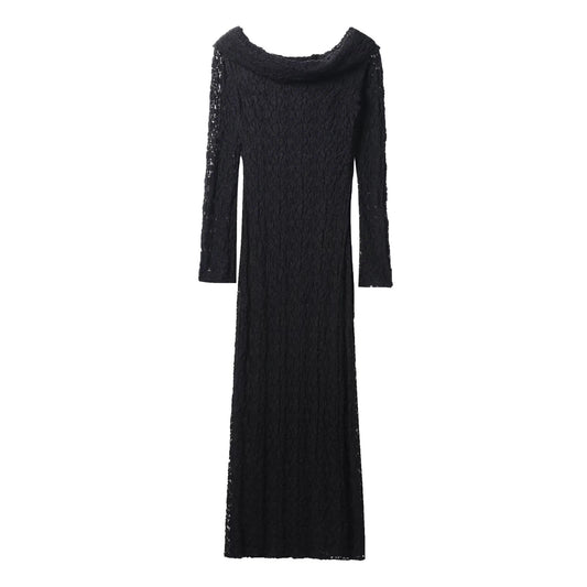 The Midnight Lace Dress