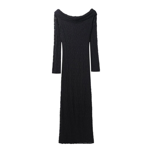The Midnight Lace Dress